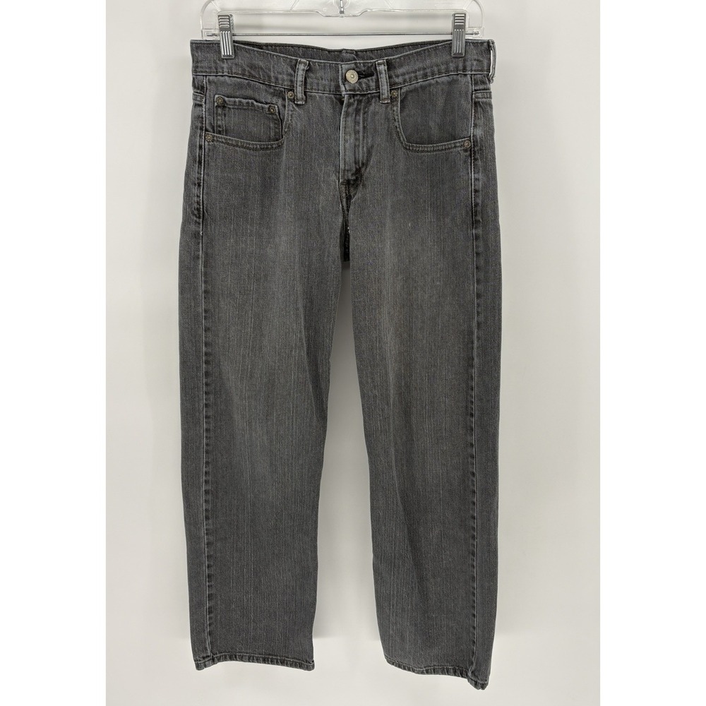 Vintage Levi's 550 Relaxed‎ Fit Jeans Gray Y2K Denim Women 18 (29X28)